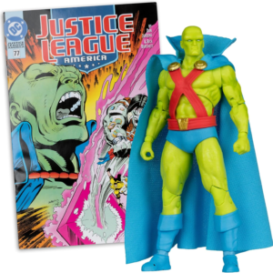 McFarlane Toys- DC Direct Page Punchers Martian Manhunter (Justice League #77) 7in Action Figure with Comic