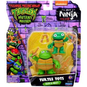Teenage Mutant Ninja Turtles The Making of a Ninja Turtle Tots Action Figure (Raph & Mikey)