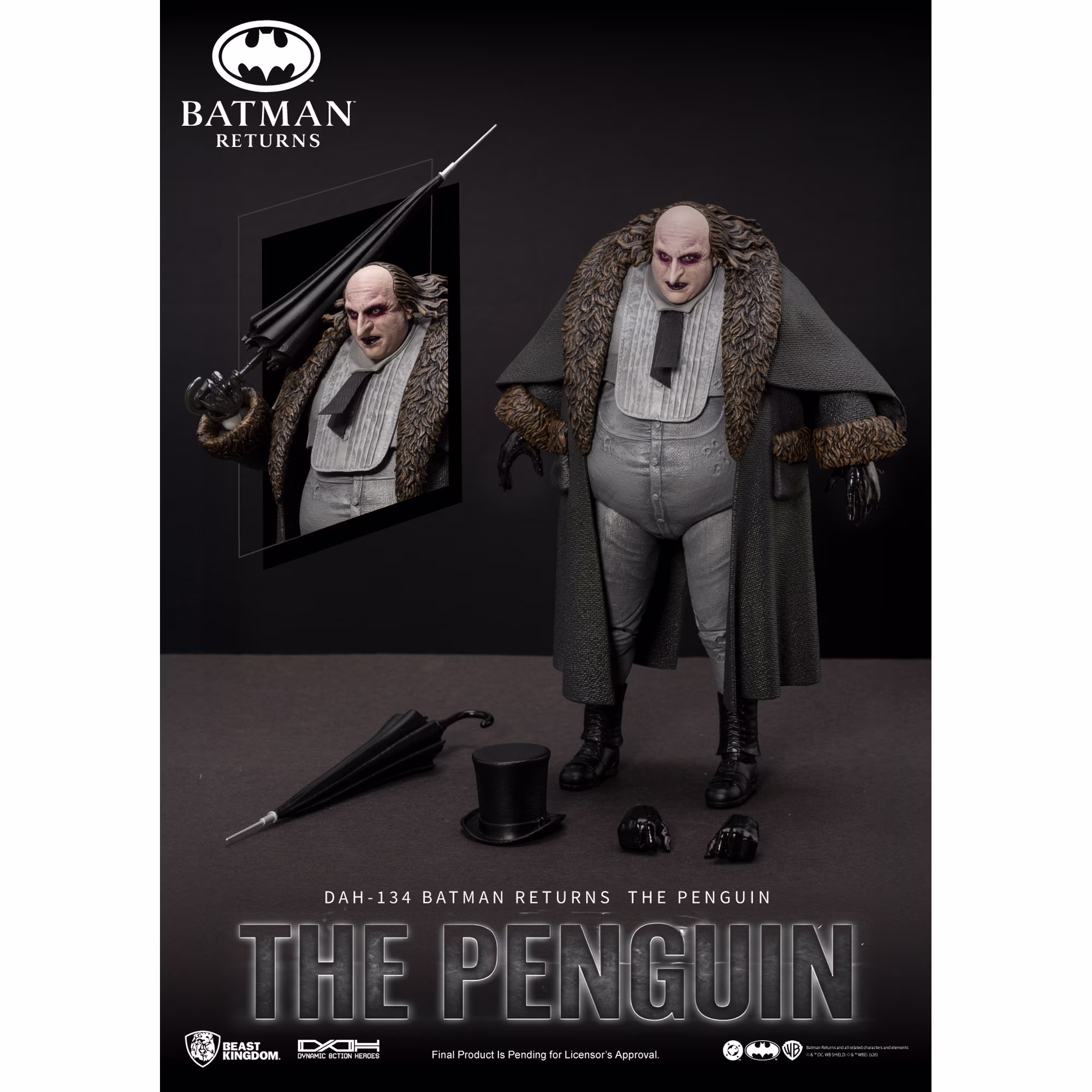 Beast Kingdom Batman Returns DC The Penguin Action Figure - Image 2