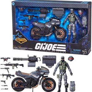G.I. Joe Classified Series #127 Night Force Jason Shockwave Faria & Night Pursuit Cycle