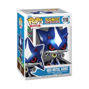 Funko Pop! Games: Sonic The Hedgehog - Neo Metal Sonic - Collectable Vinyl Figure - Gift Idea - Official Merchandise - Toys for Kids & Adults - Video Games Fans