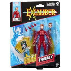 Marvel Legends Series Phoenix (Rachel Summers), Excalibur #1 (1988) Comics-Inspired Collectible 6-Inch Scale X-Men Action Figure with Character-Sized Comic Accessory