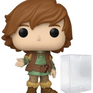 POP Movies : How to Train Your Dragon - Hiccup #1790 Funko Vinyl Figure (Bundled with Compatible Box Protector Case), Multicolor, 3.75 inches
