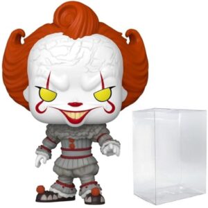 POP TV: It, Welcome to Derry - Pennywise Funko Vinyl Figure (Bundled with Compatible Box Protector Case), Multicolored, 3.75 inches